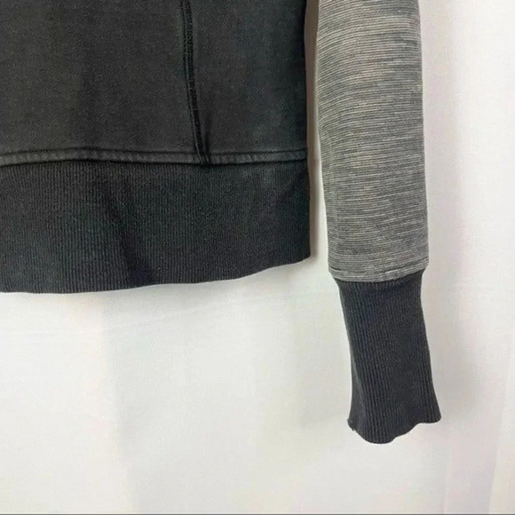 Lululemon Scuba Full Zip Hoodie Black & Space Gray 4 - Picture 9 of 12